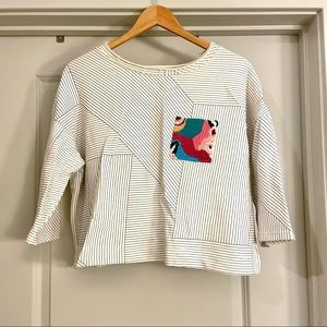 Anthropologie Pocket Square Top